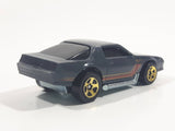 2013 Hot Wheels Muscle Mania Camaro Z28 Flat Dark Grey Die Cast Toy Car Vehicle