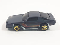 2013 Hot Wheels Muscle Mania Camaro Z28 Flat Dark Grey Die Cast Toy Car Vehicle