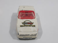 1993 Hot Wheels Custom Corvette Convertible White Die Cast Toy Car Vehicle