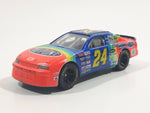 1998 NASCAR 50th Anniversary Winner's Circle 1997 Champion Jeff Gordon 1/64 Scale Chevrolet Monte Carlo #24 Dupont Orange and Blue Die Cast Toy Car Vehicle