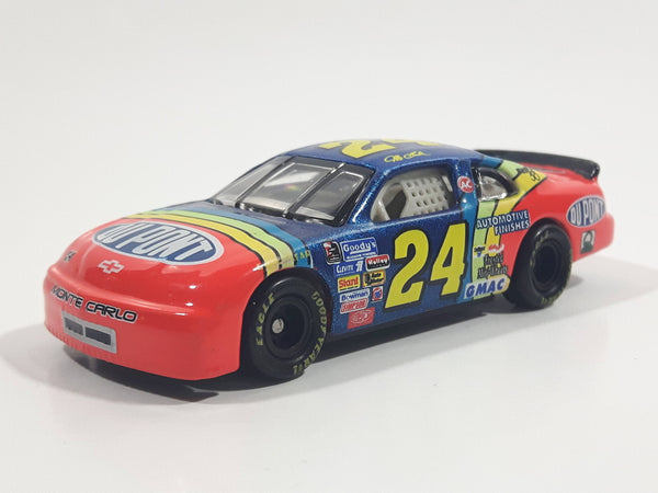 1996 Action Racing Platinum Series Winston Cup Jeff Gordon 1/64 Scale Chevrolet Monte Carlo #24 Dupont Coca Cola Orange and Blue Die Cast Toy Car Vehicle