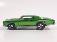 2006 Hot Wheels Classics 2 '67 Pontiac GTO Spectraflame Green Die Cast Toy Muscle Car Vehicle Red Line Wheels