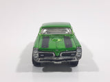 2006 Hot Wheels Classics 2 '67 Pontiac GTO Spectraflame Green Die Cast Toy Muscle Car Vehicle Red Line Wheels