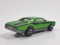 2006 Hot Wheels Classics 2 '67 Pontiac GTO Spectraflame Green Die Cast Toy Muscle Car Vehicle Red Line Wheels