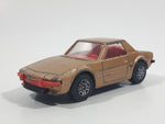 Vintage Corgi Juniors Fiat X1/9 #9 Brown Bronze Die Cast Toy Car Vehicle Made in GT. Britain