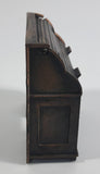 Vintage 1975 Durham Industries Holly Hobbie "Old Fashioned Collectors Miniatures" No. 11 Die Cast Metal Antique Roll Top Desk That Opens