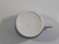 Bright And Early Coffee Blue and White Ceramic Coffee Mug Cup