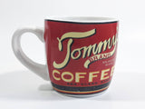 Tommy's Brand Balanced Blend Coffee Red Ceramic Coffee Mug Cup