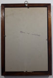 Vintage Captain Norton Finest Caribbean Rum Ship 9 1/2" x 13 1/4" Wood Framed Pub Mirror