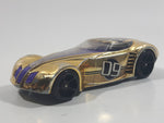 2009 Hot Wheels Track Stars Covelight Gold Chrome #09 Die Cast Toy Car Vehicle