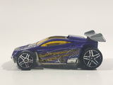 2010 Hot Wheels Trick Tracks Spectyte Purple Die Cast Toy Race Car Vehicle