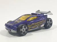 2010 Hot Wheels Trick Tracks Spectyte Purple Die Cast Toy Race Car Vehicle