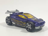 2010 Hot Wheels Trick Tracks Spectyte Purple Die Cast Toy Race Car Vehicle