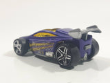 2010 Hot Wheels Trick Tracks Spectyte Purple Die Cast Toy Race Car Vehicle