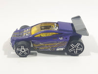 2010 Hot Wheels Trick Tracks Spectyte Purple Die Cast Toy Race Car Vehicle