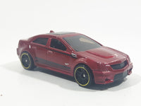 2013 Hot Wheels HW Showroom Asphalt Assault '09 Cadillac CTS-V Metallic Maroon Die Cast Toy Luxury Car Vehicle