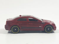 2013 Hot Wheels HW Showroom Asphalt Assault '09 Cadillac CTS-V Metallic Maroon Die Cast Toy Luxury Car Vehicle