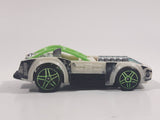 2011 Hot Wheels Attack Pack Pile Driver Pearl White Die Cast Toy Car Vehicle