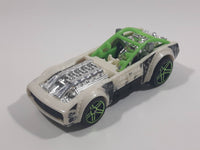 2011 Hot Wheels Attack Pack Pile Driver Pearl White Die Cast Toy Car Vehicle