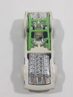 2011 Hot Wheels Attack Pack Pile Driver Pearl White Die Cast Toy Car Vehicle