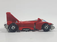 2011 Hot Wheels HW Video Game Heroes Jet Threat 4.0 Red Die Cast Toy Car Vehicle - No Wings