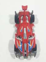 2011 Hot Wheels HW Video Game Heroes Jet Threat 4.0 Red Die Cast Toy Car Vehicle - No Wings