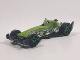 2008 Hot Wheels Hybrid Racers F-Racer Light Green Die Cast Toy Race Car Vehicle