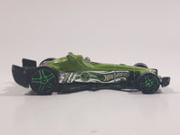 2008 Hot Wheels Hybrid Racers F-Racer Light Green Die Cast Toy Race Car Vehicle