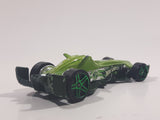 2008 Hot Wheels Hybrid Racers F-Racer Light Green Die Cast Toy Race Car Vehicle