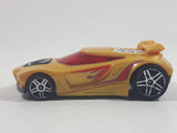 2008 Hot Wheels Triple Stunt Starter Set Chicane Yellow Gold Die Cast Toy Race Car Vehicle