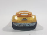 2008 Hot Wheels Triple Stunt Starter Set Chicane Yellow Gold Die Cast Toy Race Car Vehicle