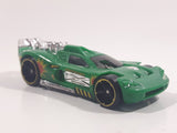 2012 Hot Wheels Spine Busters Green Die Cast Toy Car Vehicle