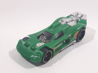 2012 Hot Wheels Spine Busters Green Die Cast Toy Car Vehicle