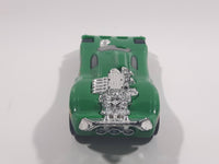 2012 Hot Wheels Spine Busters Green Die Cast Toy Car Vehicle