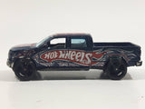 2009 Hot Wheels 2009 Ford F-150 Truck Dark Blue Die Cast Toy Car Vehicle