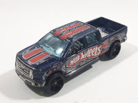 2009 Hot Wheels 2009 Ford F-150 Truck Dark Blue Die Cast Toy Car Vehicle