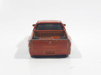 2007 Hot Wheels Hot Trucks Nissan Titan Metaflake Orange Die Cast Toy Lowrider Truck Vehicle