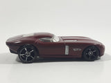 2009 Hot Wheels Fast FeLion Burgundy Maroon Dark Red Die Cast Toy Car Vehicle