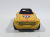 2011 Hot Wheels Track Stars Triumph TR6 Yellow #4 Die Cast Toy Race Car Vehicle