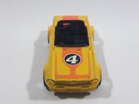 2011 Hot Wheels Track Stars Triumph TR6 Yellow #4 Die Cast Toy Race Car Vehicle