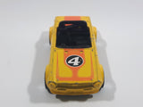 2011 Hot Wheels Track Stars Triumph TR6 Yellow #4 Die Cast Toy Race Car Vehicle