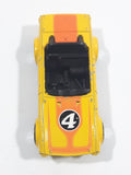 2011 Hot Wheels Track Stars Triumph TR6 Yellow #4 Die Cast Toy Race Car Vehicle