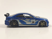 2009 Hot Wheels Dream Garage AMG Mercedes CLK DTM Blue Die Cast Toy Car Vehicle