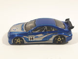 2009 Hot Wheels Dream Garage AMG Mercedes CLK DTM Blue Die Cast Toy Car Vehicle