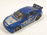 2009 Hot Wheels Dream Garage AMG Mercedes CLK DTM Blue Die Cast Toy Car Vehicle