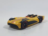 2013 Hot Wheels HW Racing Track Aces GM Chevroletor Yellow Die Cast Toy Car Vehicle