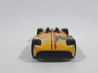 2013 Hot Wheels HW Racing Track Aces GM Chevroletor Yellow Die Cast Toy Car Vehicle