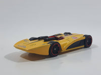 2013 Hot Wheels HW Racing Track Aces GM Chevroletor Yellow Die Cast Toy Car Vehicle