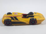 2013 Hot Wheels HW Racing Track Aces GM Chevroletor Yellow Die Cast Toy Car Vehicle