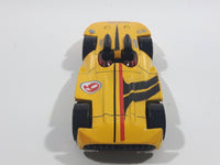 2013 Hot Wheels HW Racing Track Aces GM Chevroletor Yellow Die Cast Toy Car Vehicle